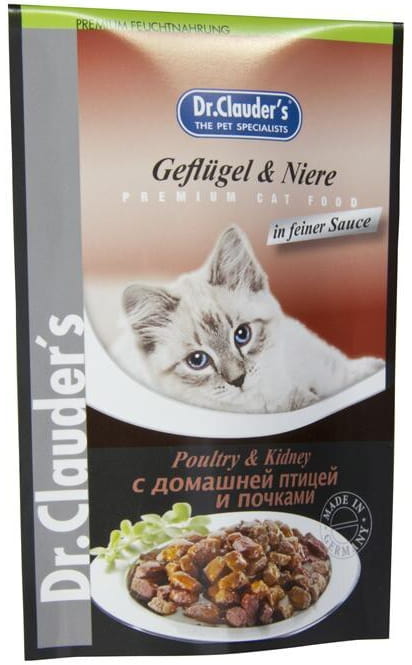 Dr.Clauder Cat Premium Pouches Chicken and Kidneys 